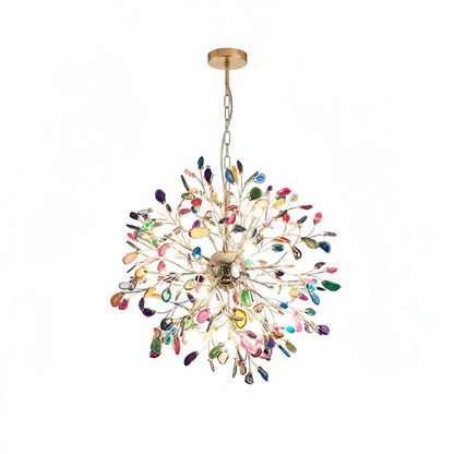 Delphine Agate Stone Chandelier Light