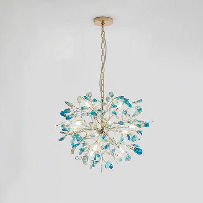 Delphine Agate Stone Chandelier Light