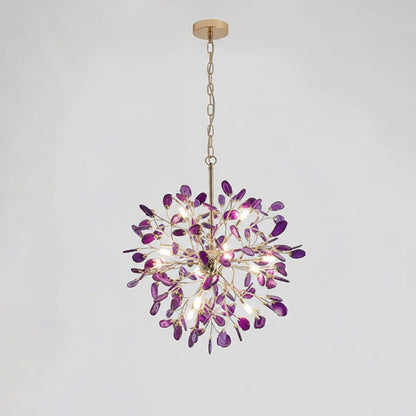 Delphine Agate Stone Chandelier Light