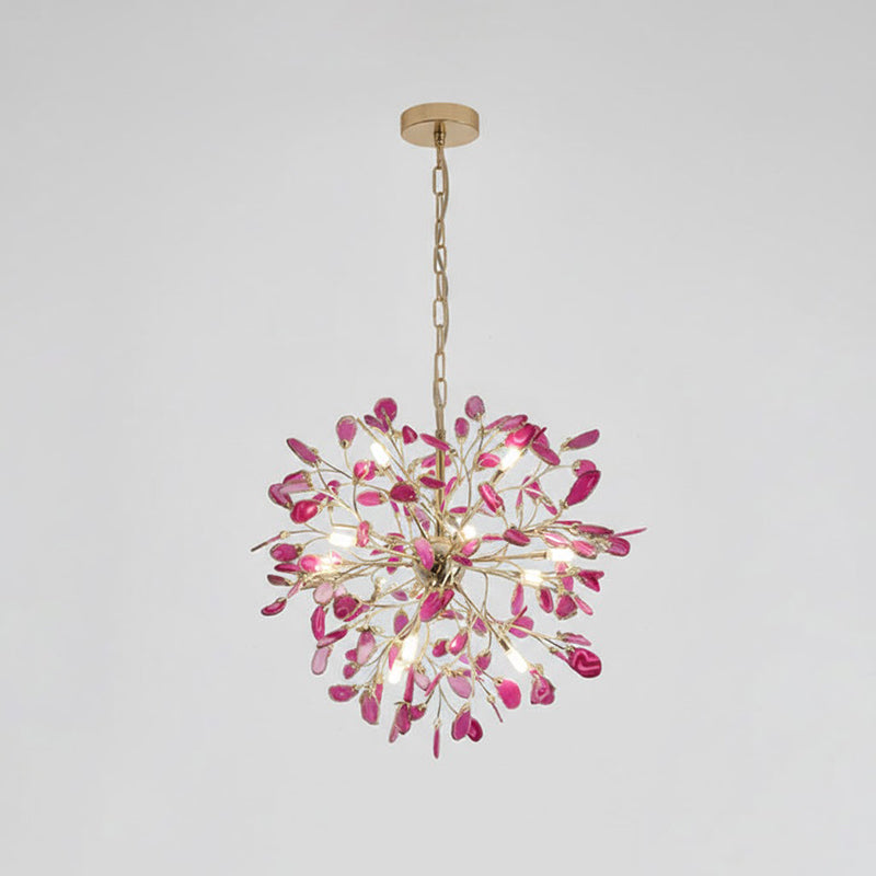 Delphine Agate Stone Chandelier Light