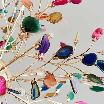 Delphine Agate Stone Chandelier Light