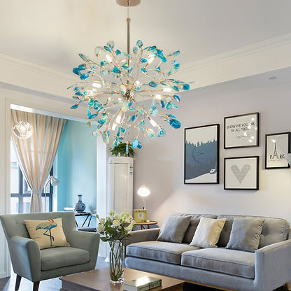 Delphine Agate Stone Chandelier Light