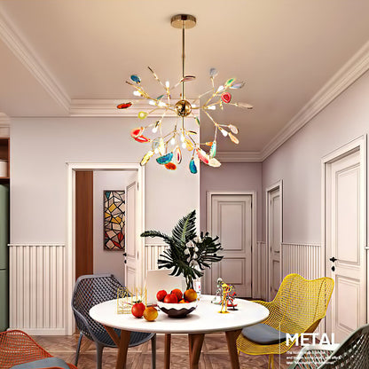 Delphine Agate Stone Chandelier Light