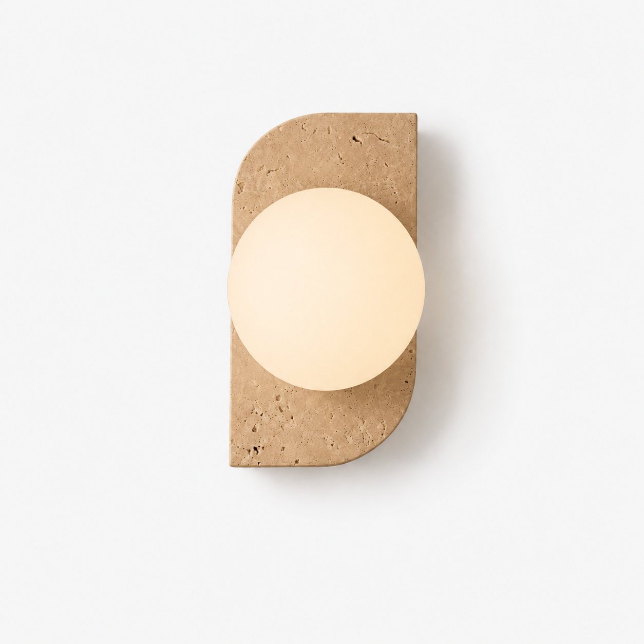 Modern Travertine Wall Lamp