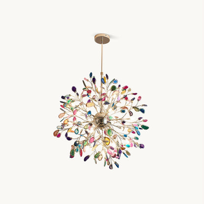 Delphine Agate Stone Chandelier Light