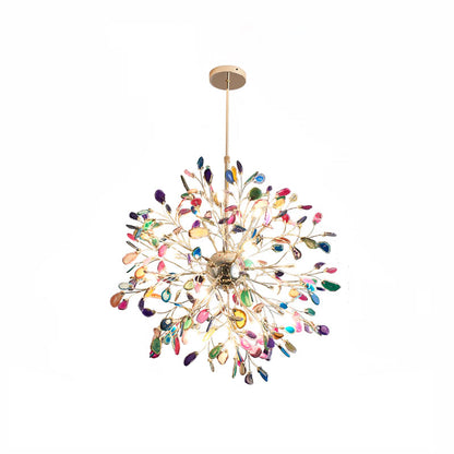 Delphine Agate Stone Chandelier Light