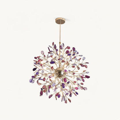 Delphine Agate Stone Chandelier Light