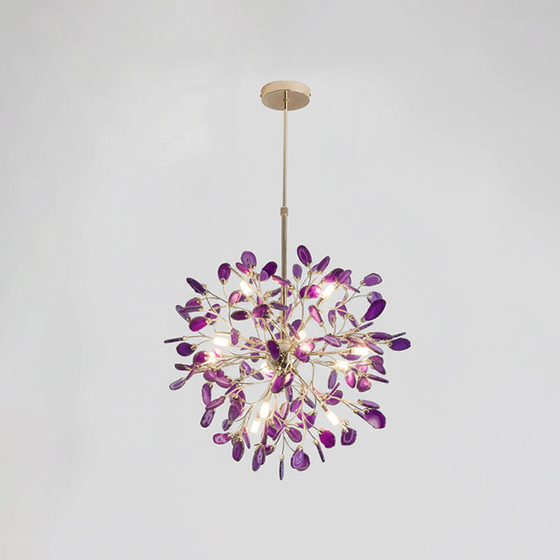Delphine Agate Stone Chandelier Light