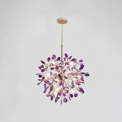 Delphine Agate Stone Chandelier Light
