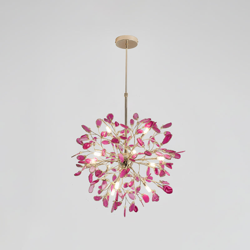 Delphine Agate Stone Chandelier Light