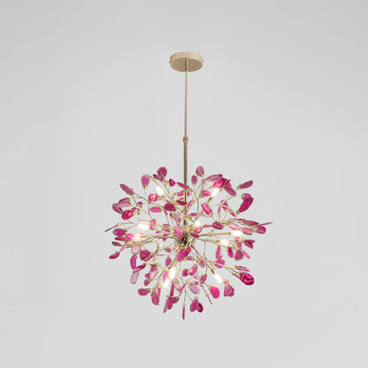 Delphine Agate Stone Chandelier Light