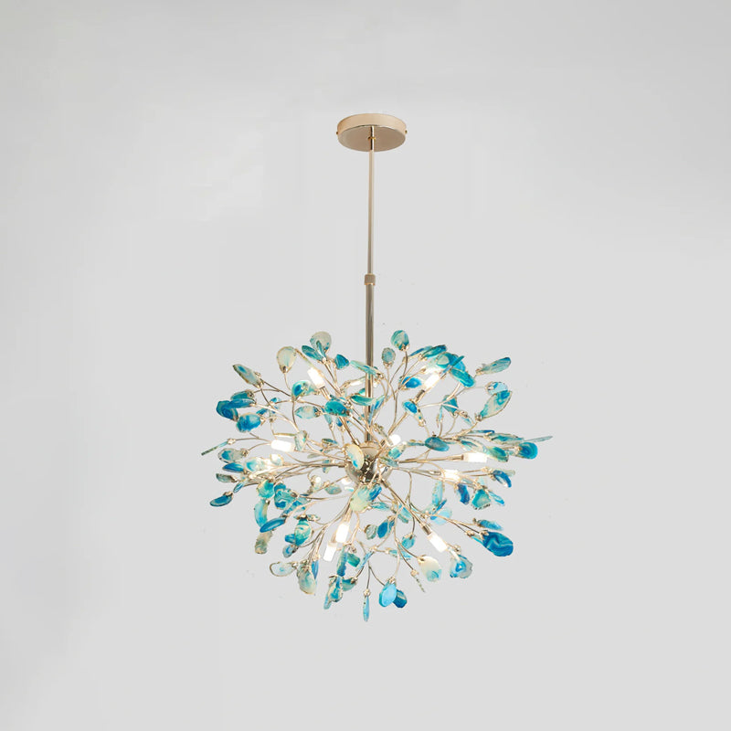 Delphine Agate Stone Chandelier Light