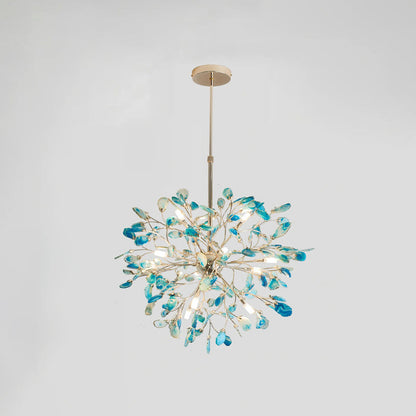 Delphine Agate Stone Chandelier Light