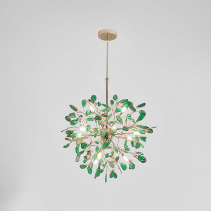 Delphine Agate Stone Chandelier Light