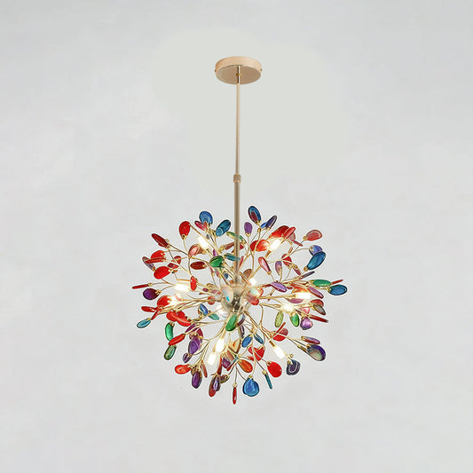 Delphine Agate Stone Chandelier Light