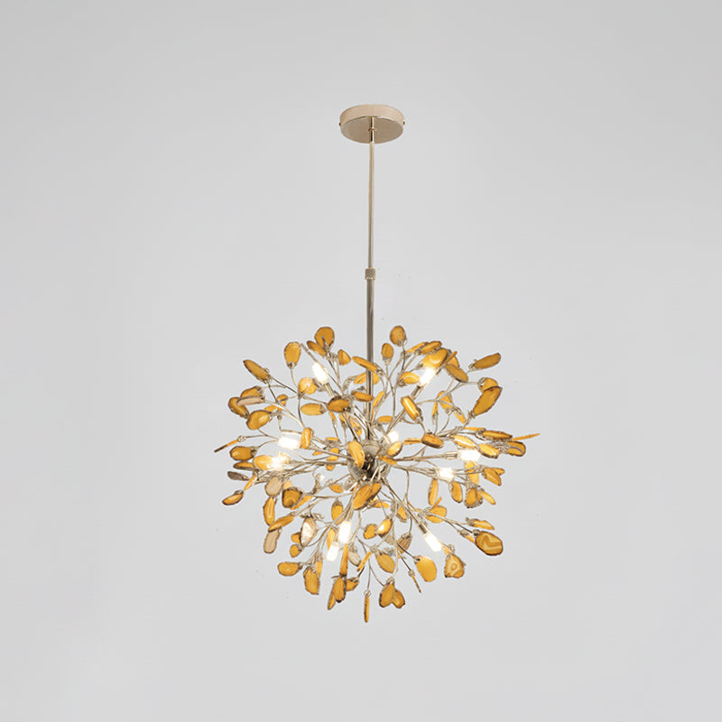Delphine Agate Stone Chandelier Light