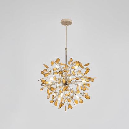 Delphine Agate Stone Chandelier Light