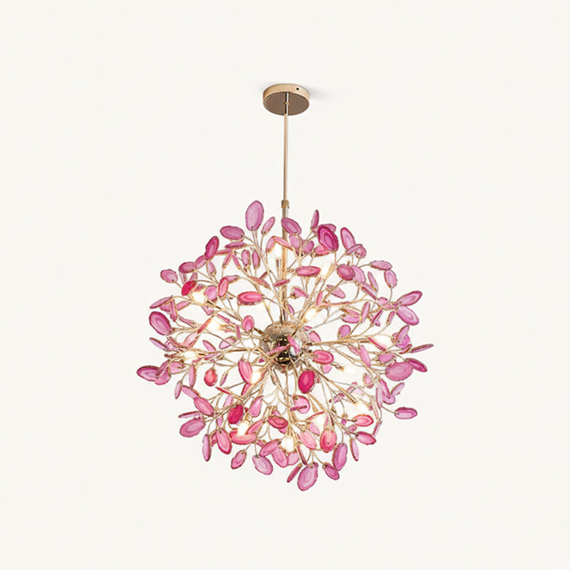 Delphine Agate Stone Chandelier Light