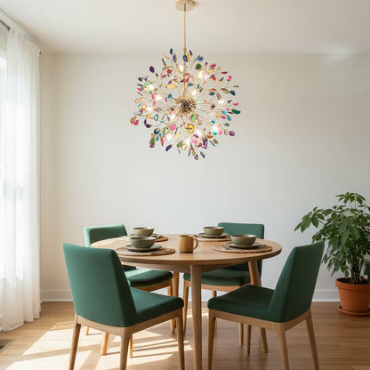 Delphine Agate Stone Chandelier Light