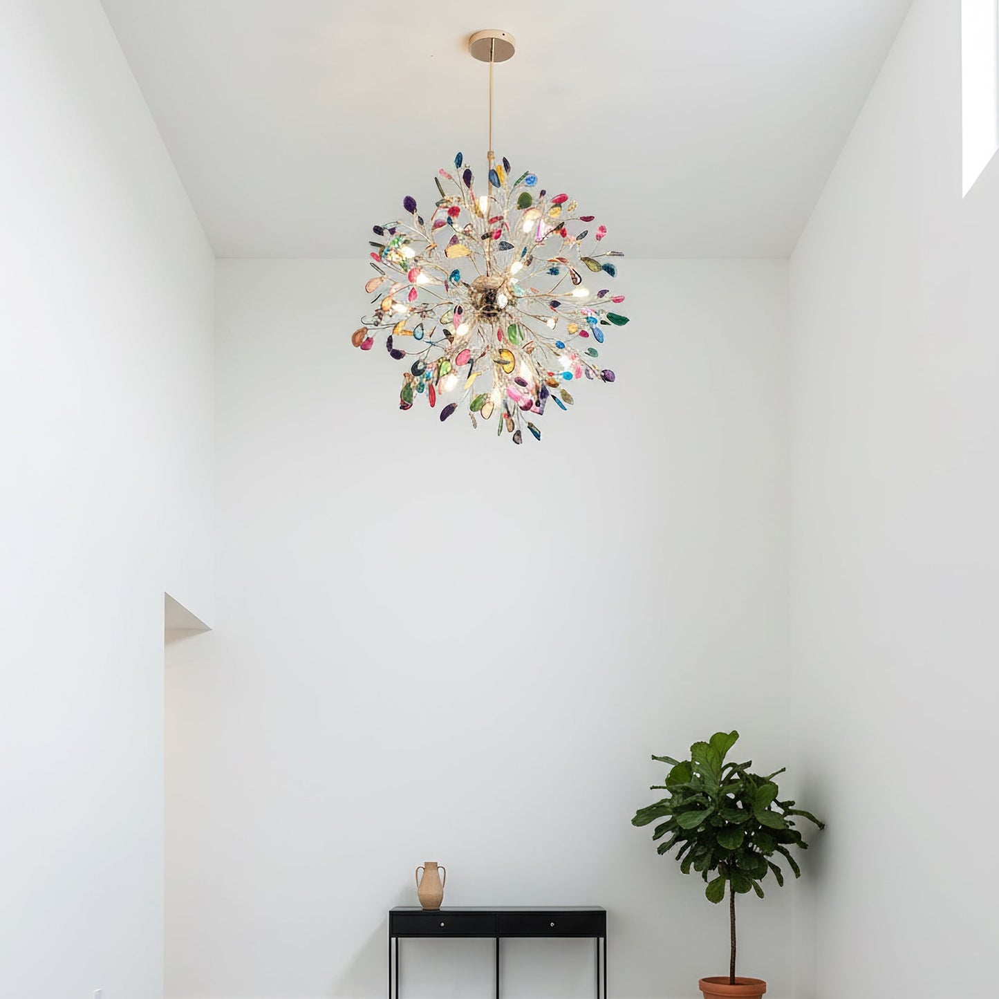Delphine Agate Stone Chandelier Light