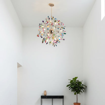 Delphine Agate Stone Chandelier Light