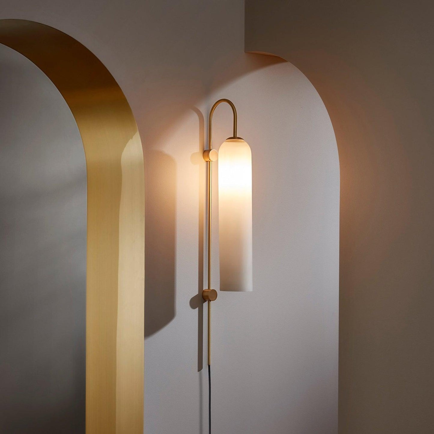 Orlena Glass Wall Light