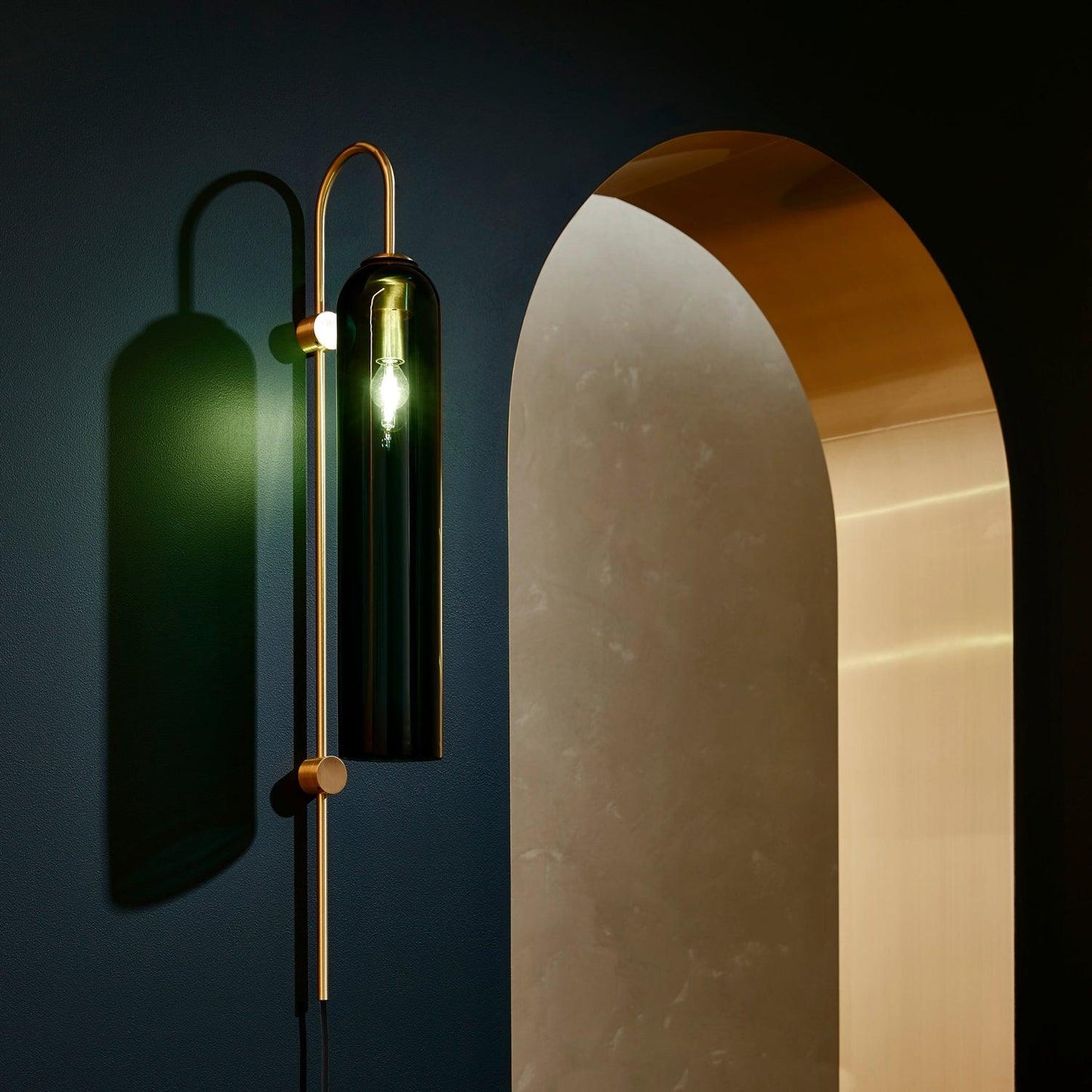 Orlena Glass Wall Light