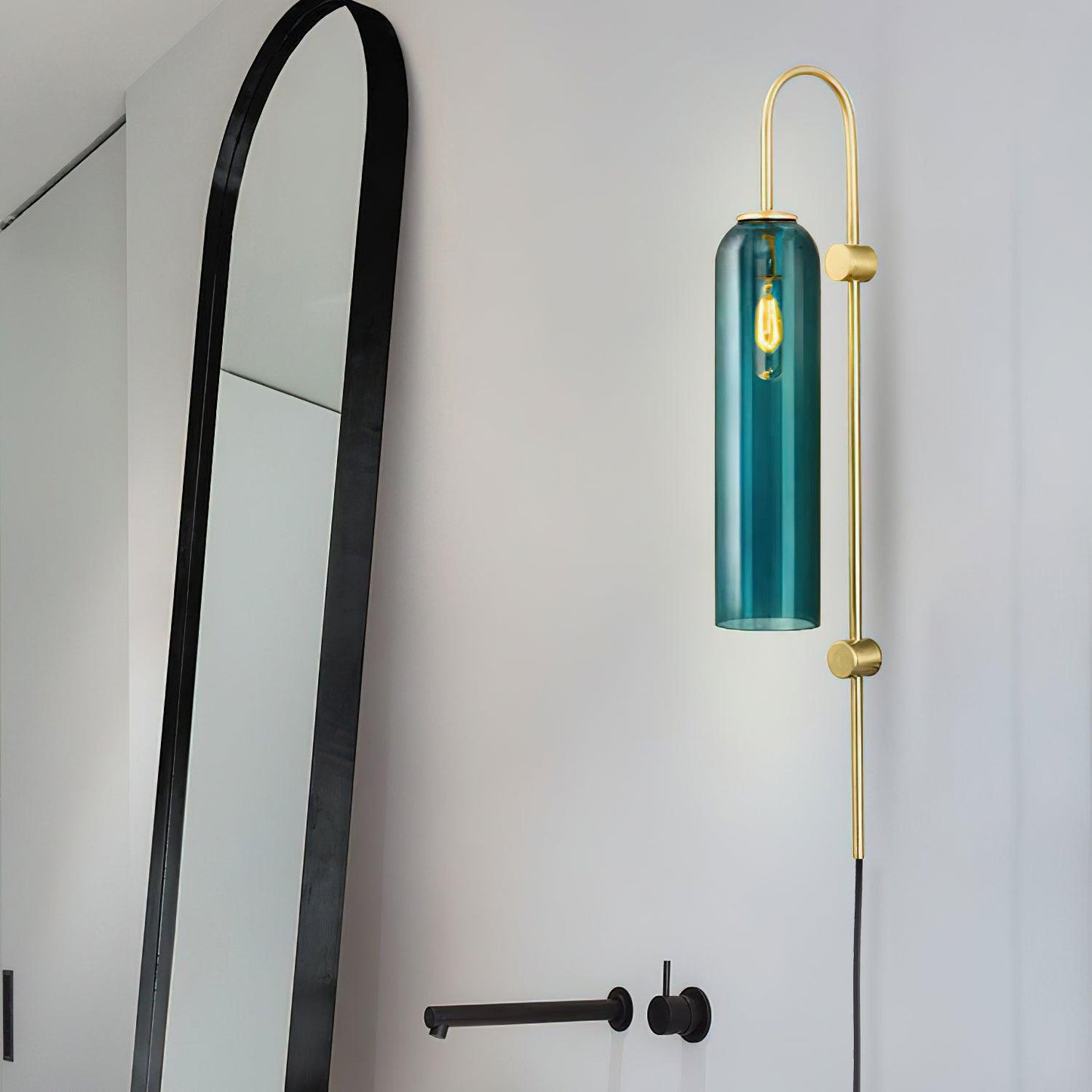 Orlena Glass Wall Light