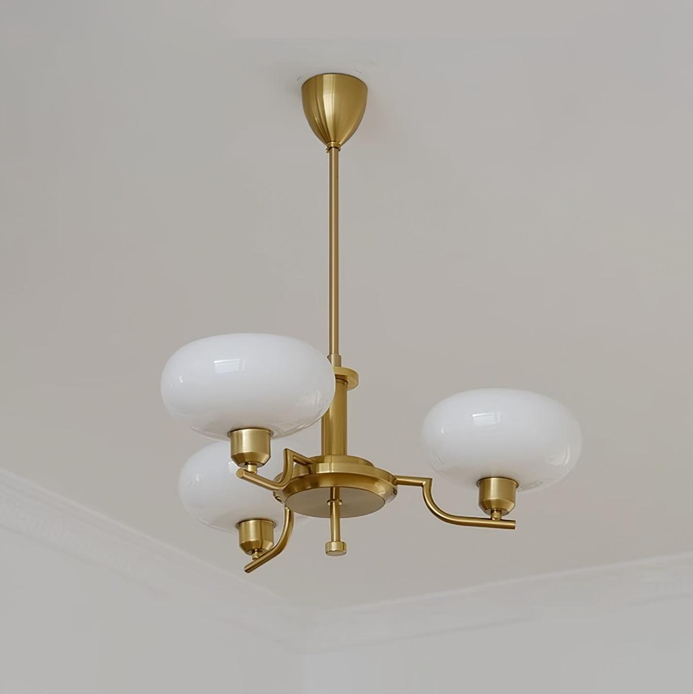 Modern Multi Arm Glass Chandelier Light