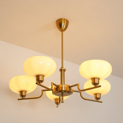 Modern Multi Arm Glass Chandelier Light