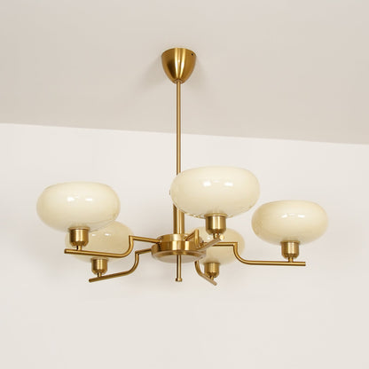Modern Multi Arm Glass Chandelier Light