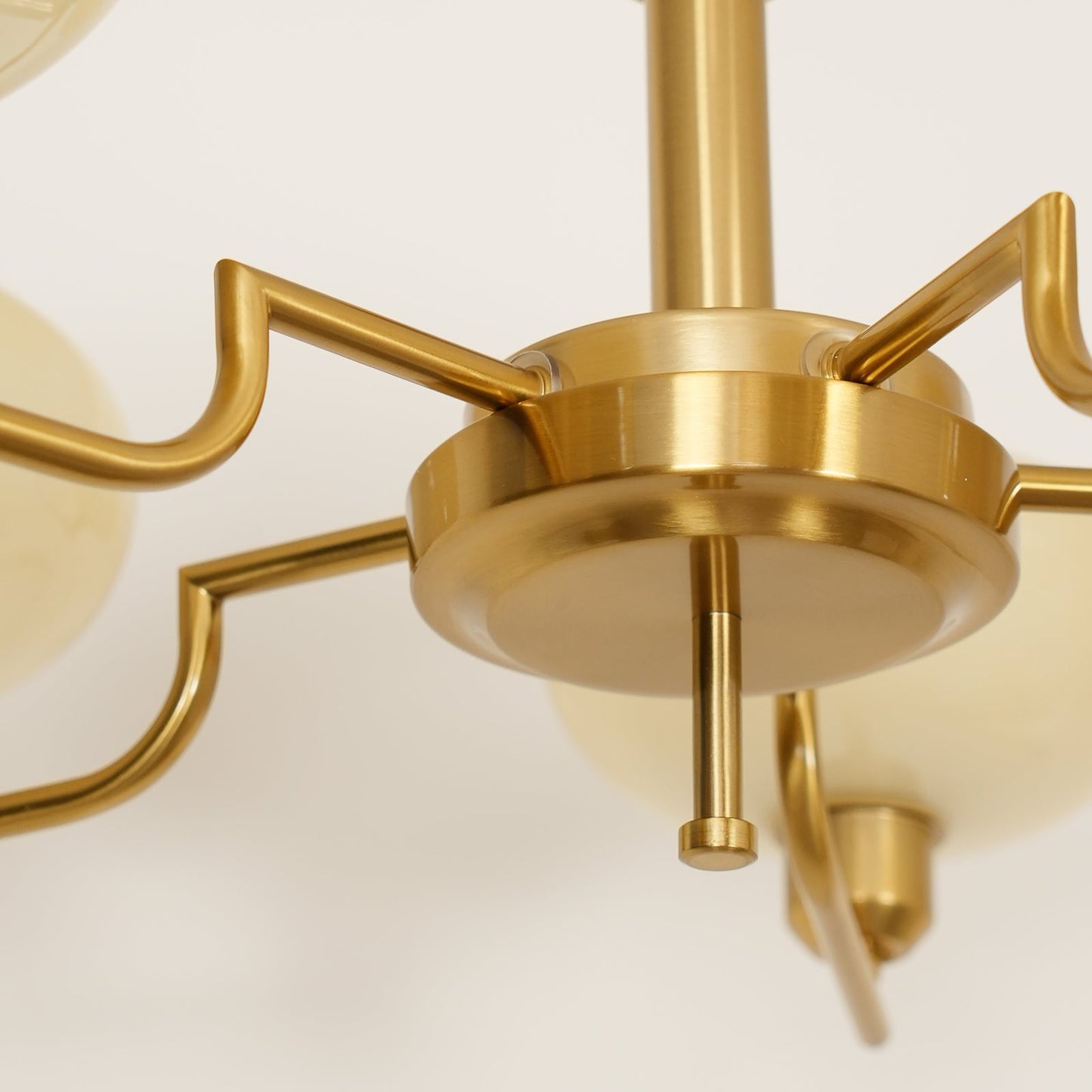 Modern Multi Arm Glass Chandelier Light