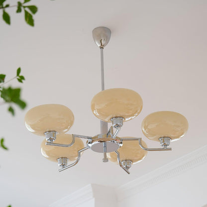 Modern Multi Arm Glass Chandelier Light