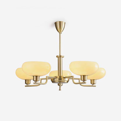 Modern Multi Arm Glass Chandelier Light