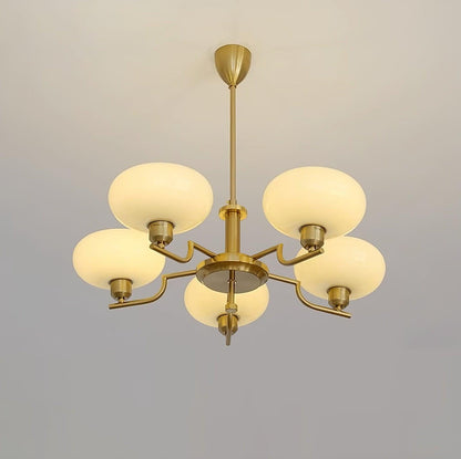 Modern Multi Arm Glass Chandelier Light