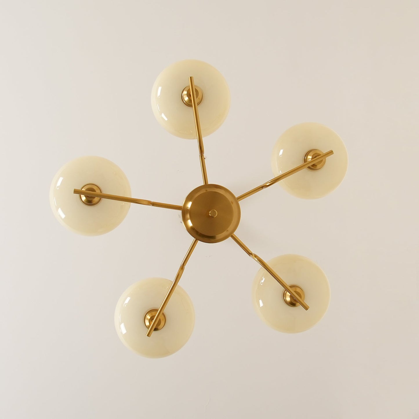 Modern Multi Arm Glass Chandelier Light