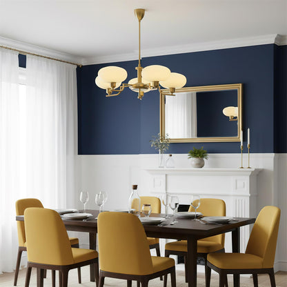 Modern Multi Arm Glass Chandelier Light