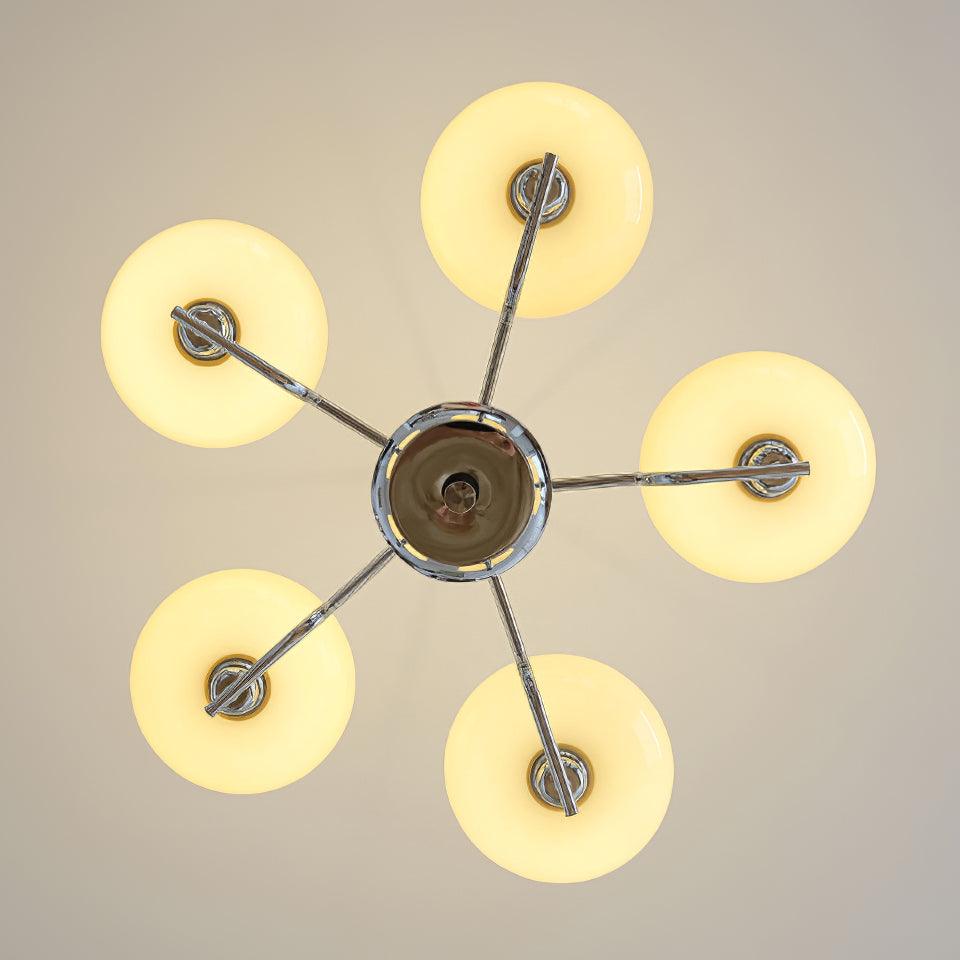 Modern Multi Arm Glass Chandelier Light