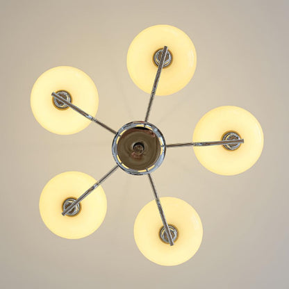 Modern Multi Arm Glass Chandelier Light
