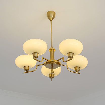 Modern Multi Arm Glass Chandelier Light