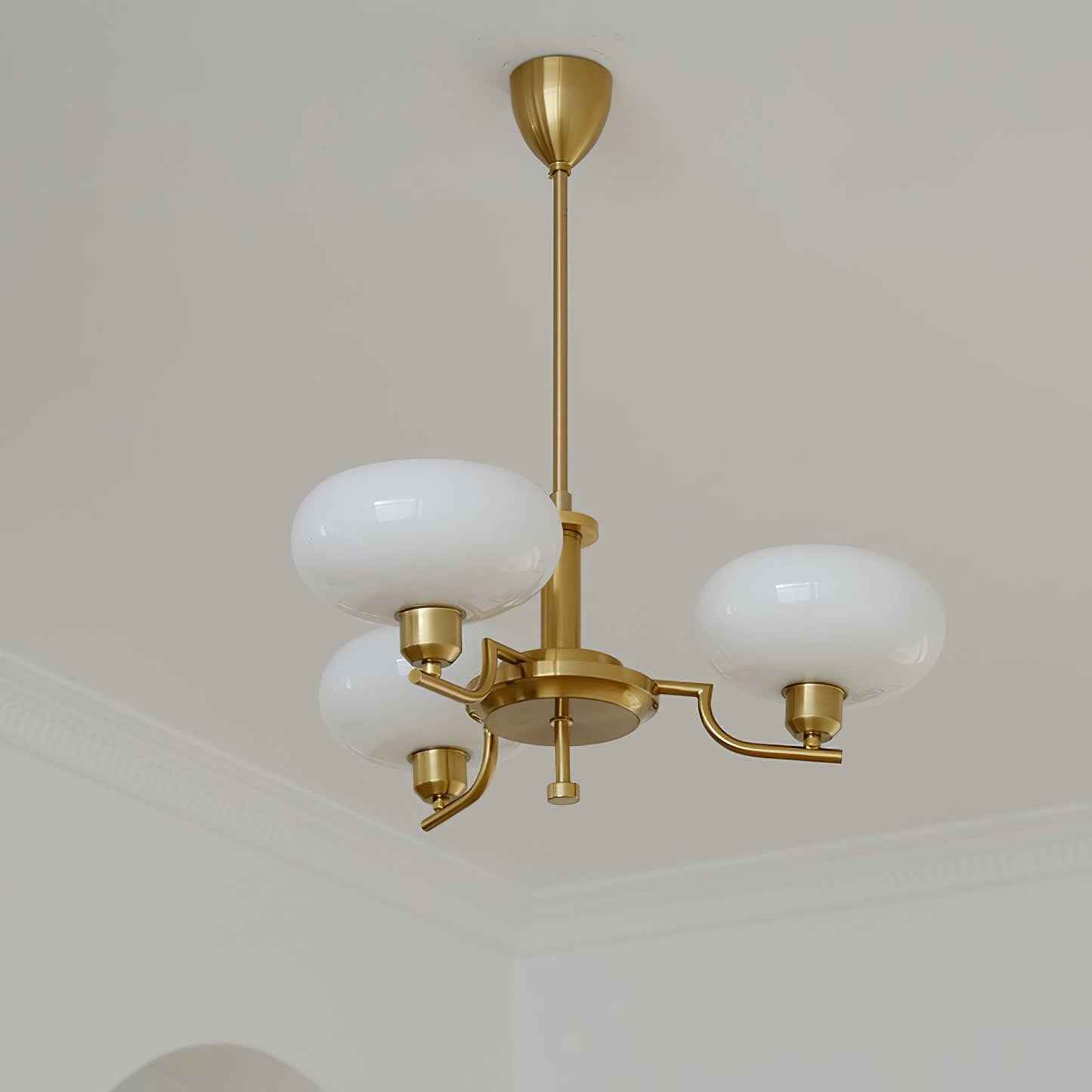 Modern Multi Arm Glass Chandelier Light