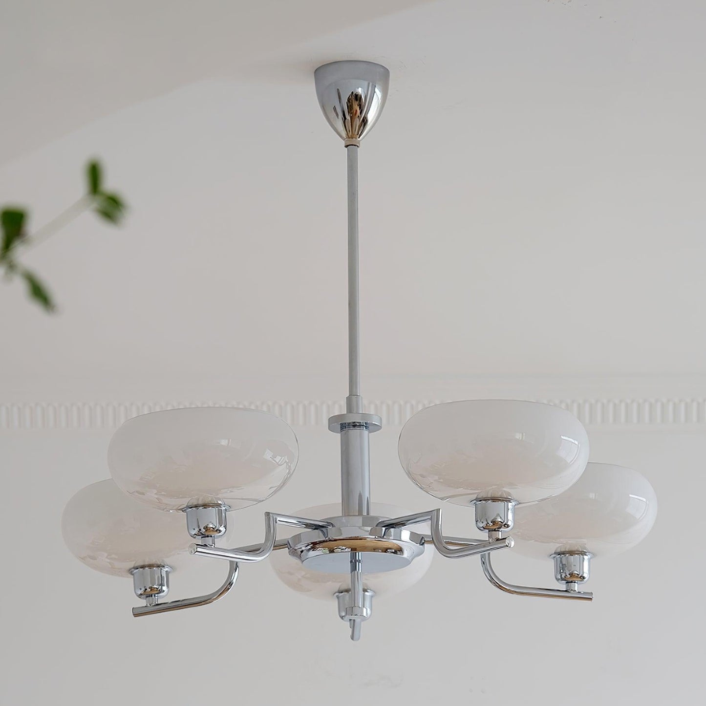 Modern Multi Arm Glass Chandelier Light