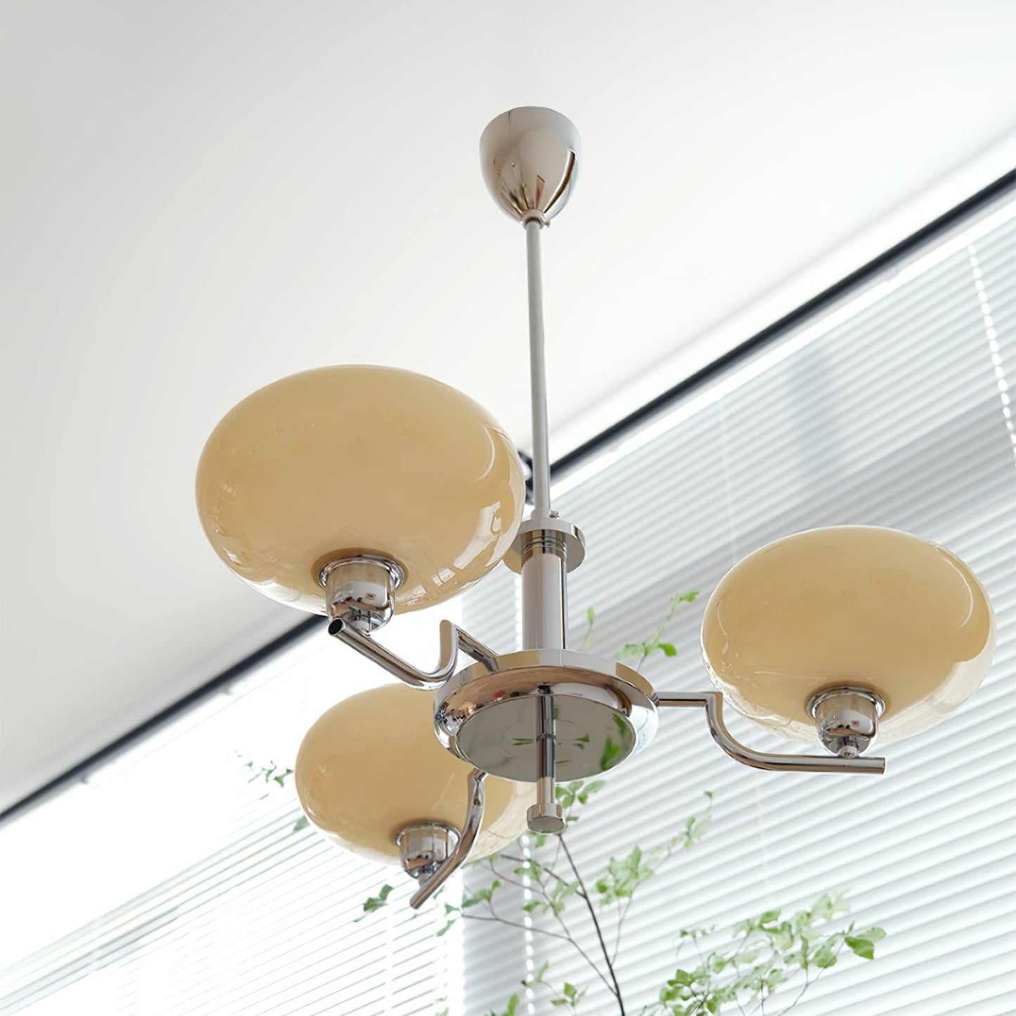 Modern Multi Arm Glass Chandelier Light