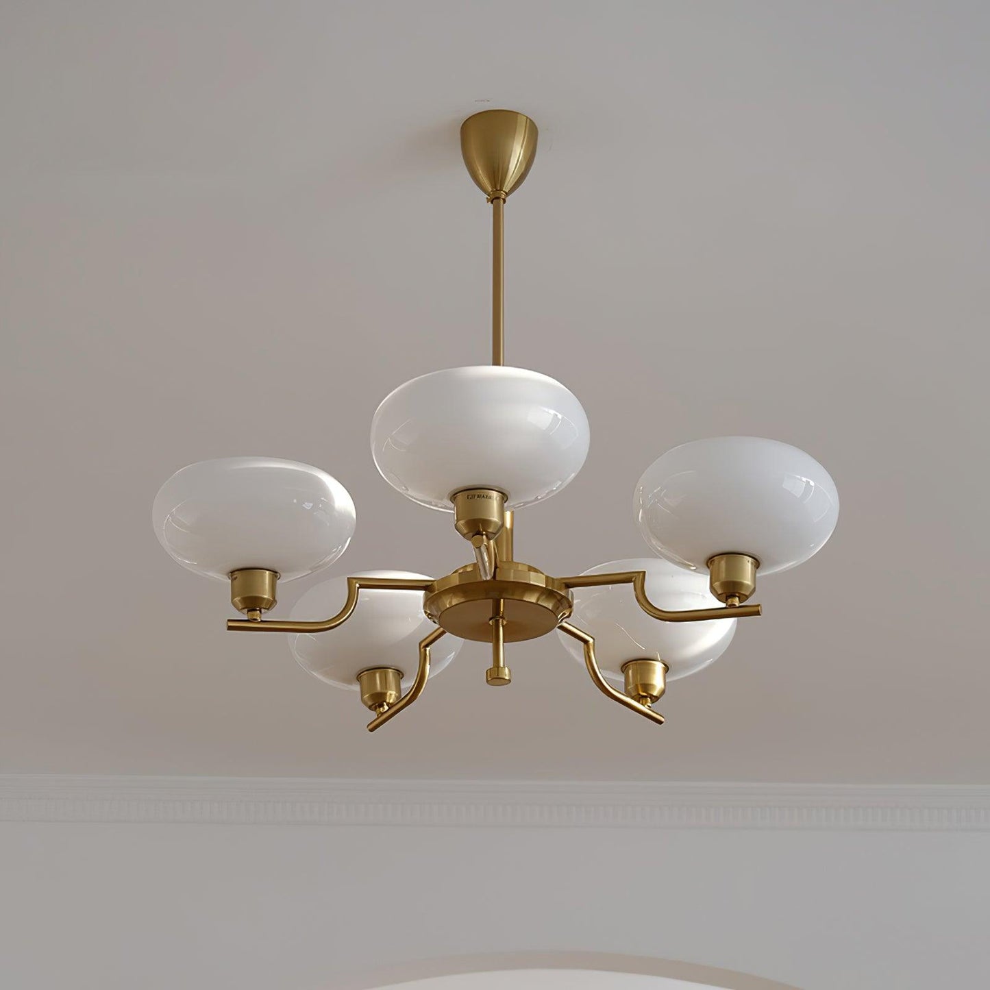 Modern Multi Arm Glass Chandelier Light