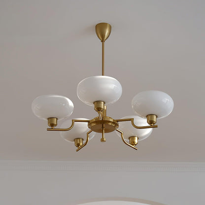 Modern Multi Arm Glass Chandelier Light