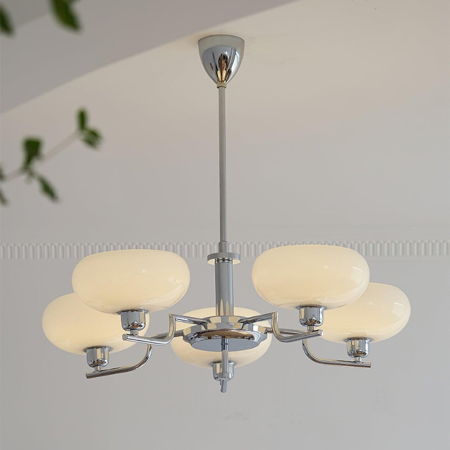 Modern Multi Arm Glass Chandelier Light