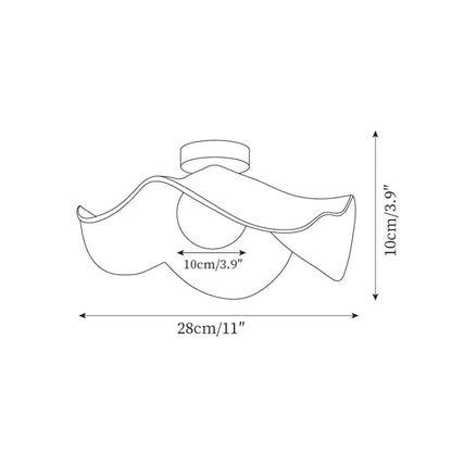 Modern Wave Ceiling Light