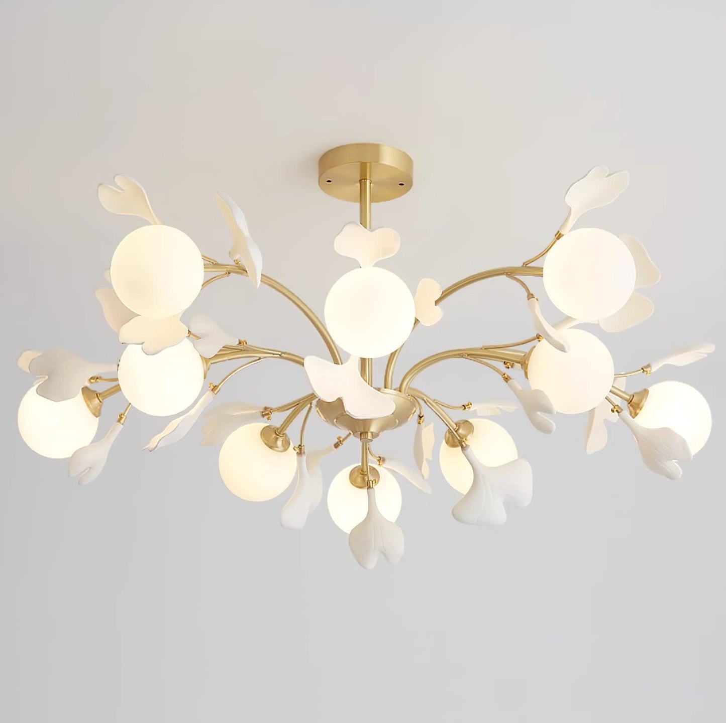 Monette Gingko Leaf Chandelier