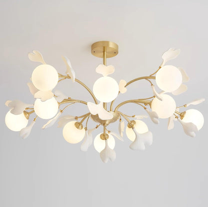 Monette Gingko Leaf Chandelier
