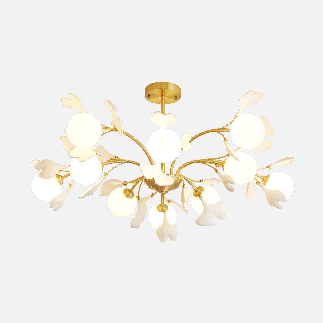 Monette Gingko Leaf Chandelier